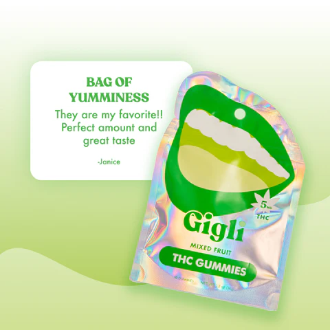 Gigli Mixed Fruit THC Gummies