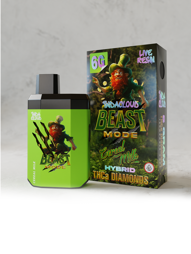 Indacloud Beast Mode Disposable Vape - Cereal Milk