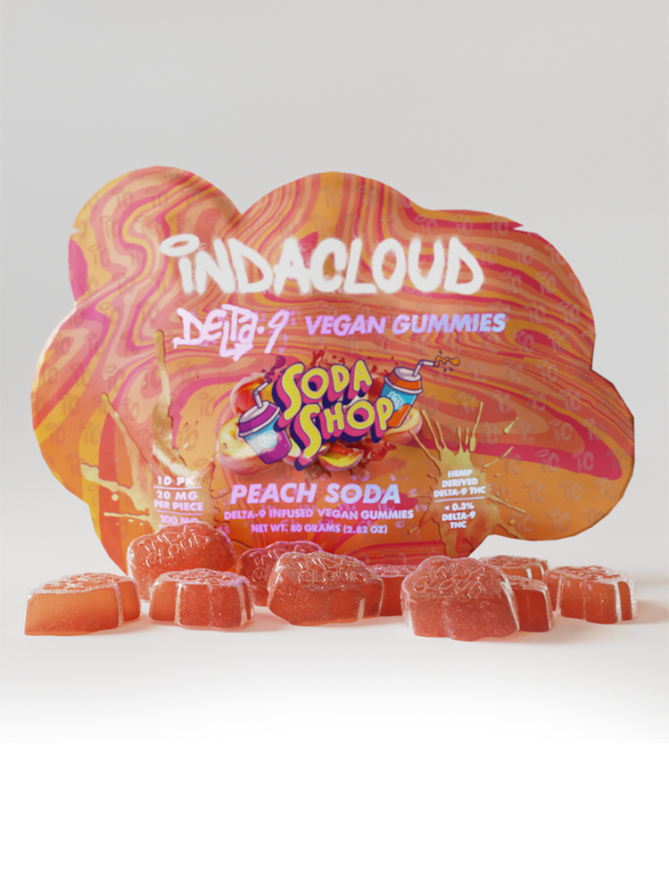 Indacloud Peach Soda Delta 9 Gummies
