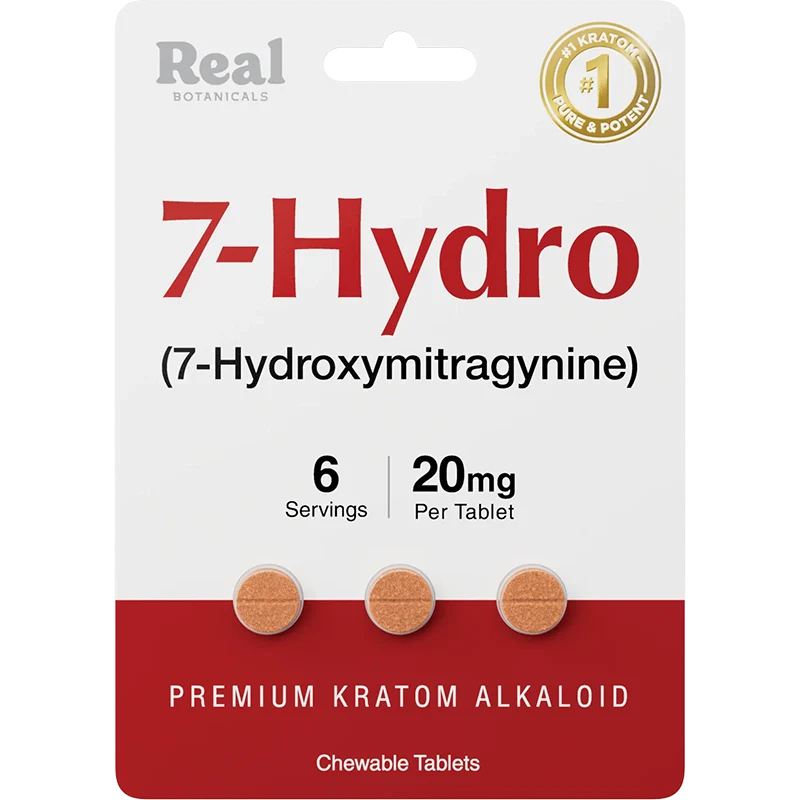 Real Botanicals 7H Chewable Kratom - 20mg (3ct)