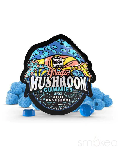 Magic Mushroom Blue Raspberry Gummies