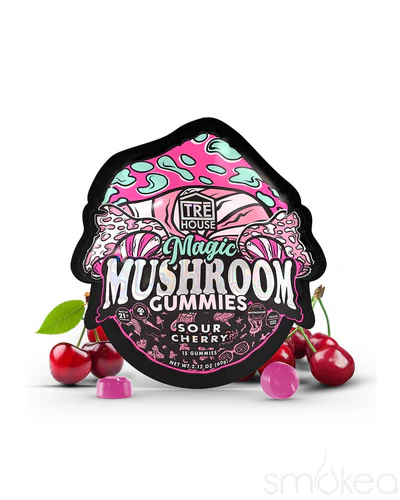 Magic Mushroom Sour Cherry Gummies