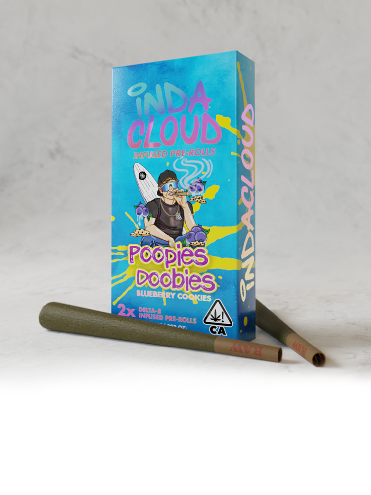 Poopies Doobies Blueberry Cookies Pre-Rolls